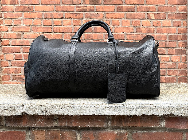 The Drip Weekender | Vintage Leather Duffle Bag