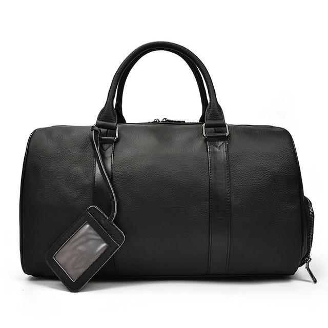 The Drip Weekender | Vintage Leather Duffle Bag