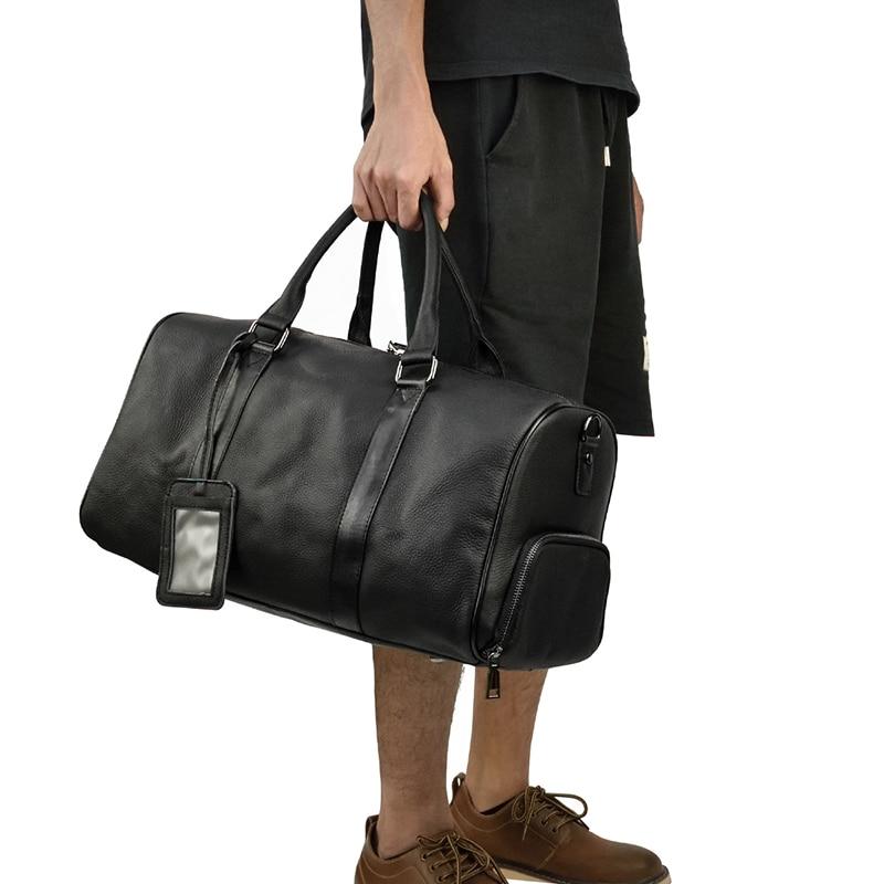 The Drip Weekender | Vintage Leather Duffle Bag