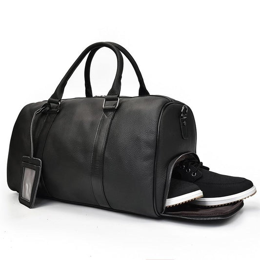 The Drip Weekender | Vintage Leather Duffle Bag