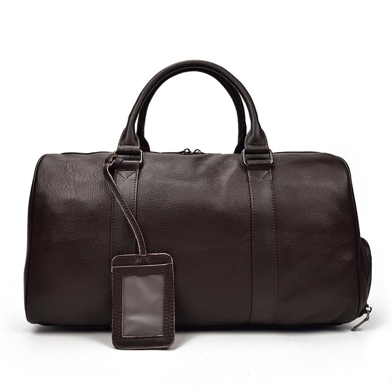 The Drip Weekender | Vintage Leather Duffle Bag