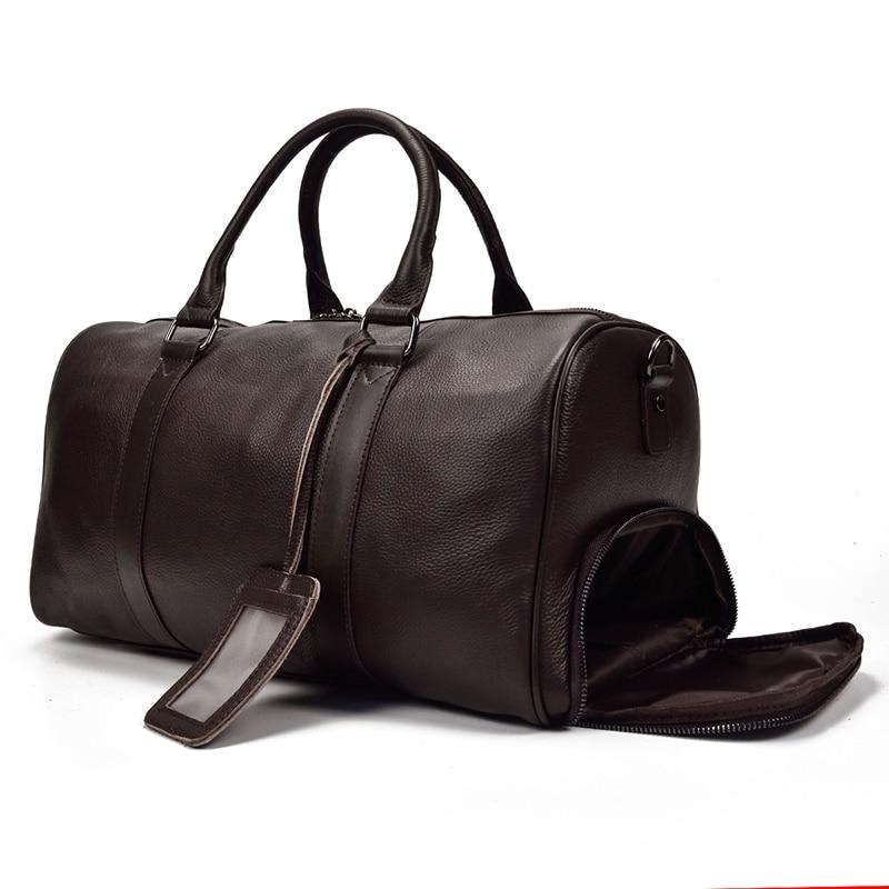 The Drip Weekender | Vintage Leather Duffle Bag